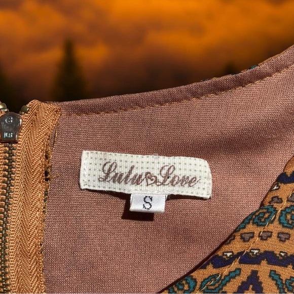 Lulu Love Tunic Blouse Sz S - Picture 4 of 4